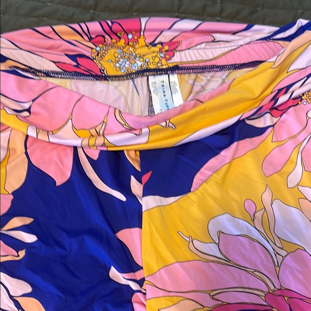 Trina Turk Floral Wide-Leg Pants - Picture 2 of 2